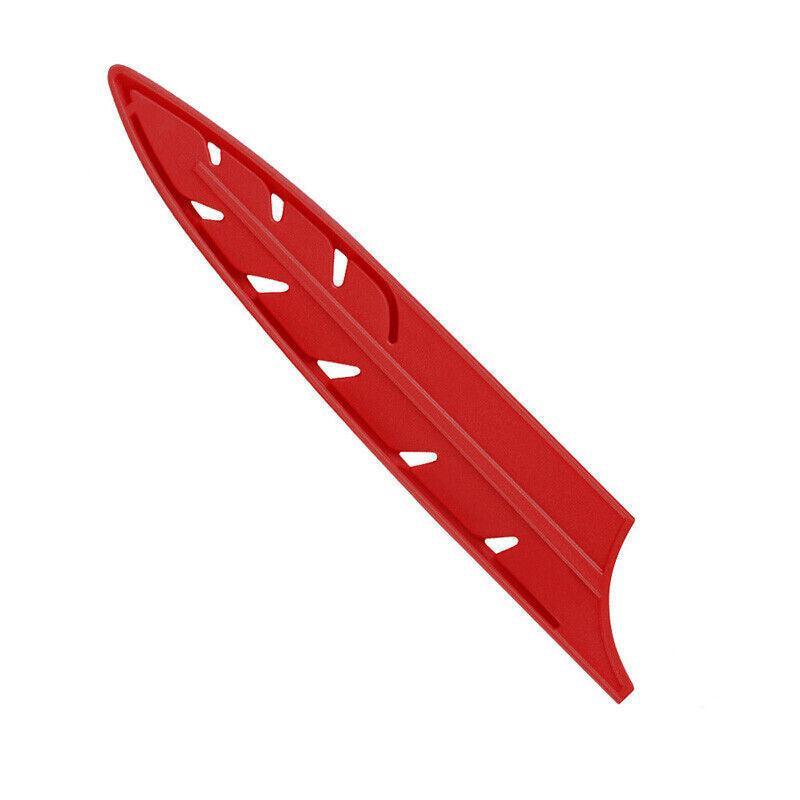 Plastic Knife Sheath Edge Guard Cover Scabbard Slicing Blade Red Protector Chef - Chef Scabbard-8in