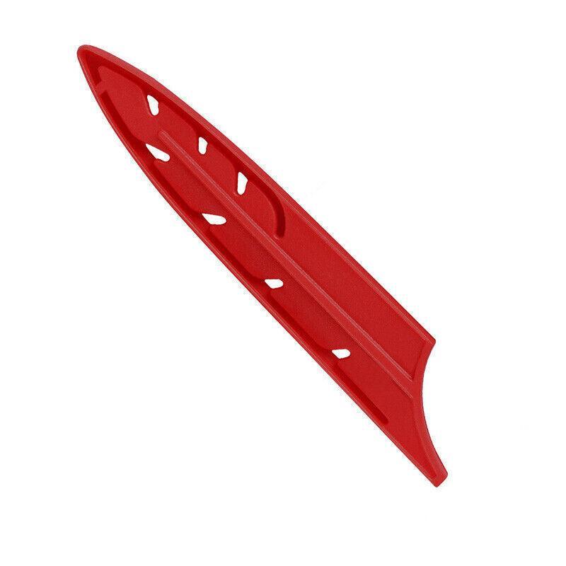Plastic Knife Sheath Edge Guard Cover Scabbard Slicing Blade Red Protector Chef - Chef Scabbard-8in