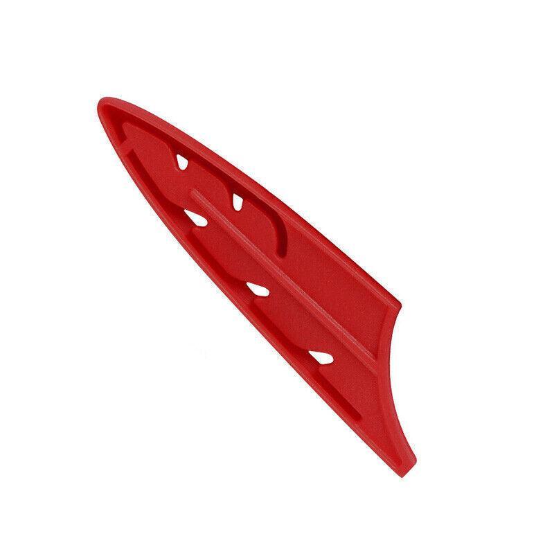 Plastic Knife Sheath Edge Guard Cover Scabbard Slicing Blade Red Protector Chef - Chef Scabbard-8in
