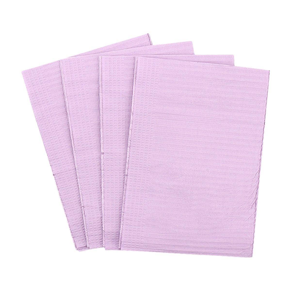 125PCS Disposable Waterproof Tattoo Cleaning Pad Dental Table Cover Film Mat - Pink