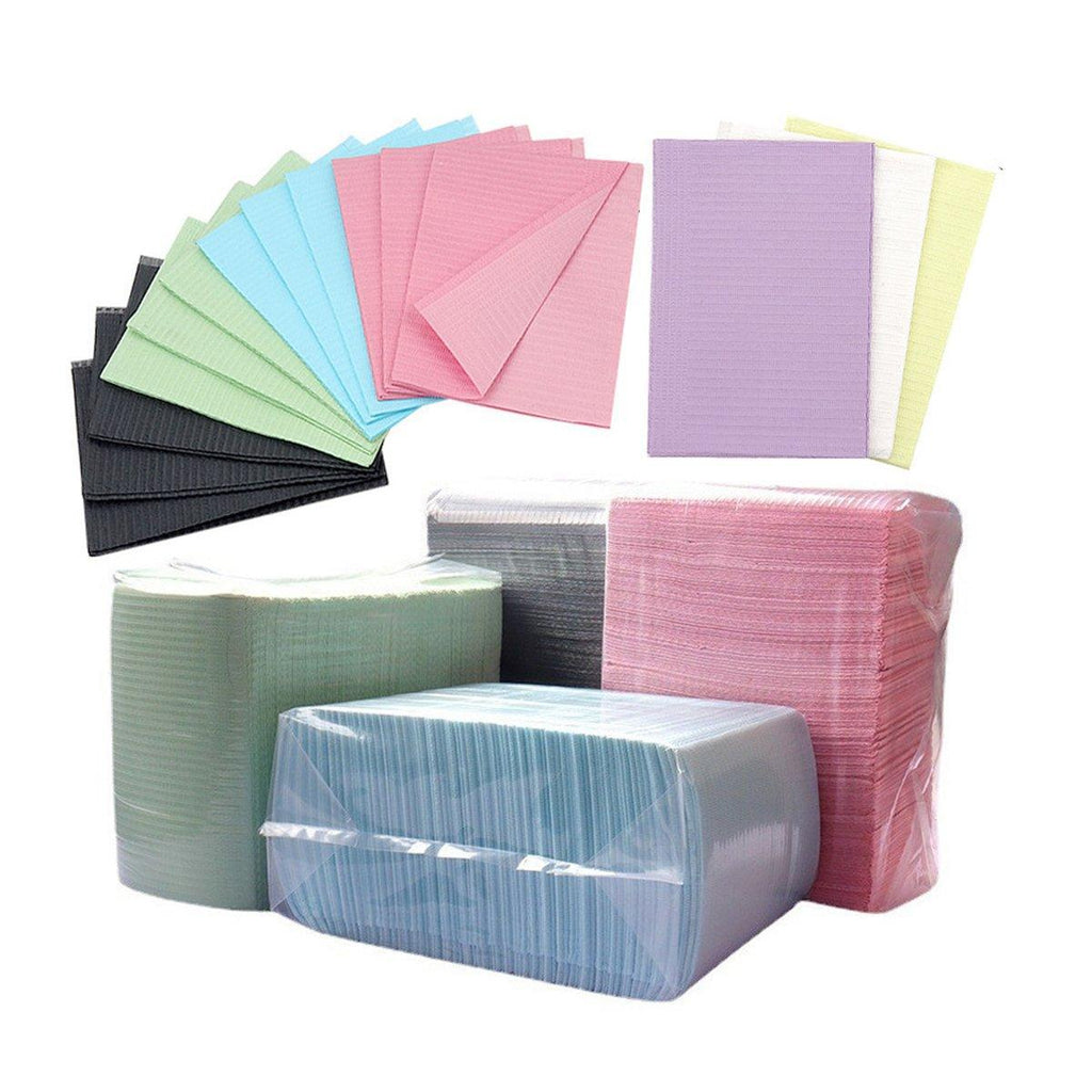 125PCS Disposable Waterproof Tattoo Cleaning Pad Dental Table Cover Film Mat - Purple