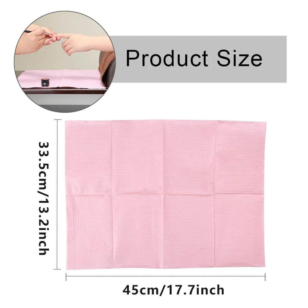125PCS Disposable Waterproof Tattoo Cleaning Pad Dental Table Cover Film Mat - Purple