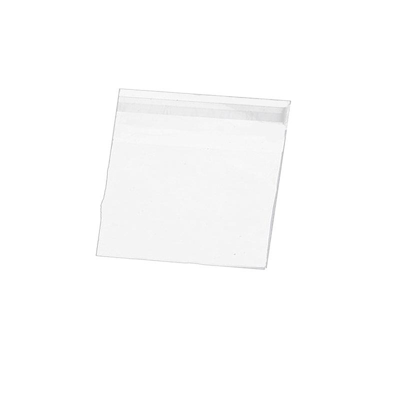 100X Translucent Plastic Candy Packaging Bags Self Adhesive Cookie Biscuit Bags - 14*14
