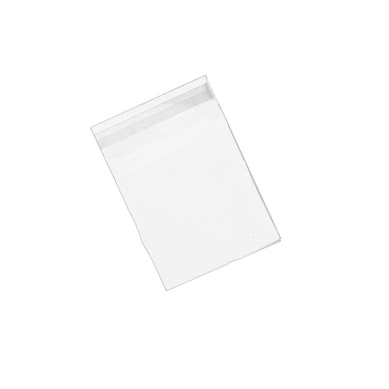 100X Translucent Plastic Candy Packaging Bags Self Adhesive Cookie Biscuit Bags - 8*10