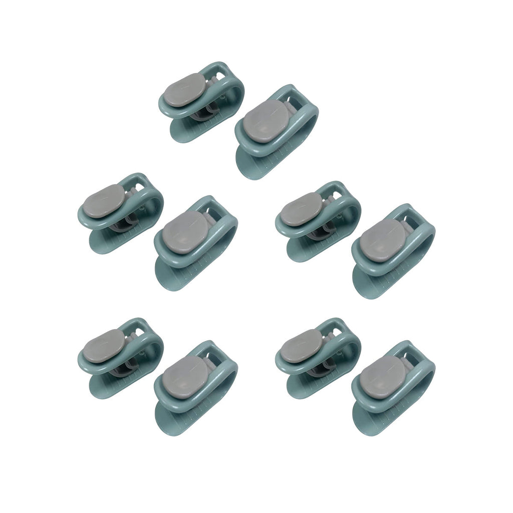 10/20pcs Quilt Retainer Cover Clips Invisible Needle-Free Thumb Buckle Bedding - Pink+Purple-20PCS