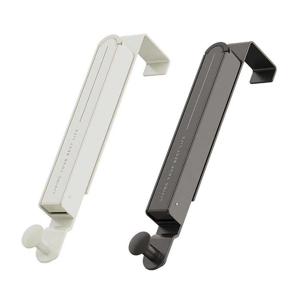 Folding Behind the Door Hook Hanger Clothes Hat Hanger Wall Mounted Organizer - Grey