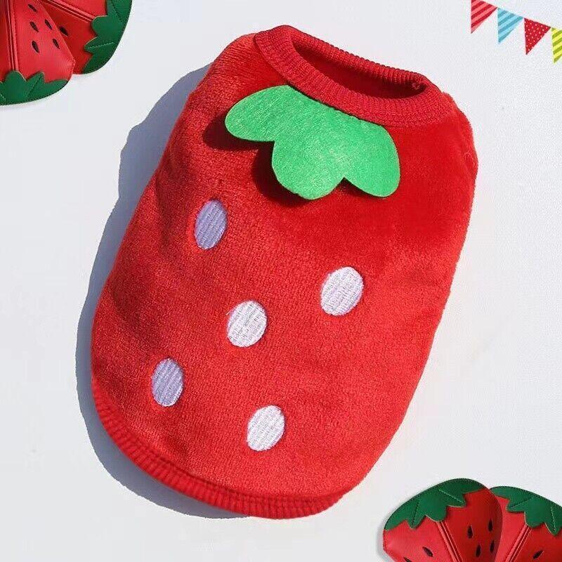 M Size Warm Winter Dog Clothes Soft Fleece Dog Jacket Pet Coat Sweater Puppy Cat Jumper - Blue Ice Cream