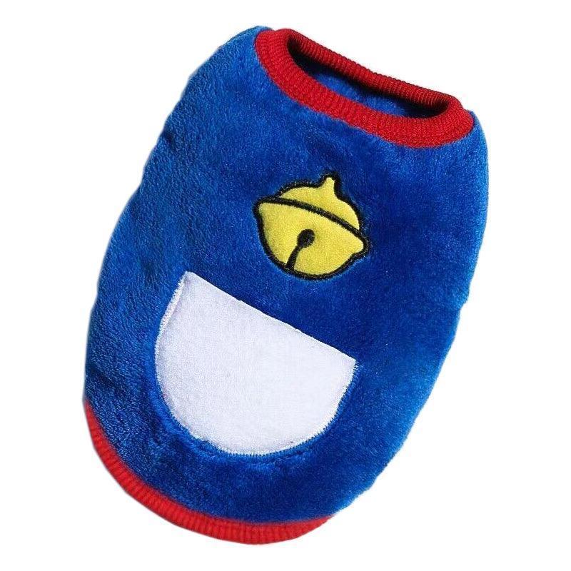 S Size Warm Winter Dog Clothes Soft Fleece Dog Jacket Pet Coat Sweater Cat Jumper - Pink Ice Cream