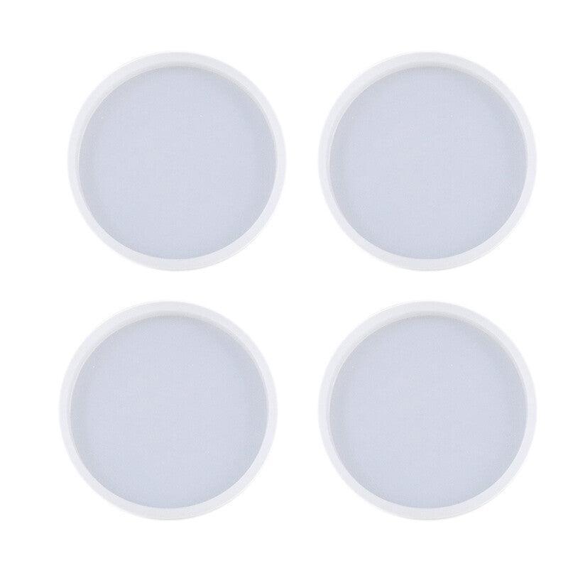 Coaster Resin Casting Mould Epoxy Mold Silicone Craft DIY Jewelry Agate Making - Large Square