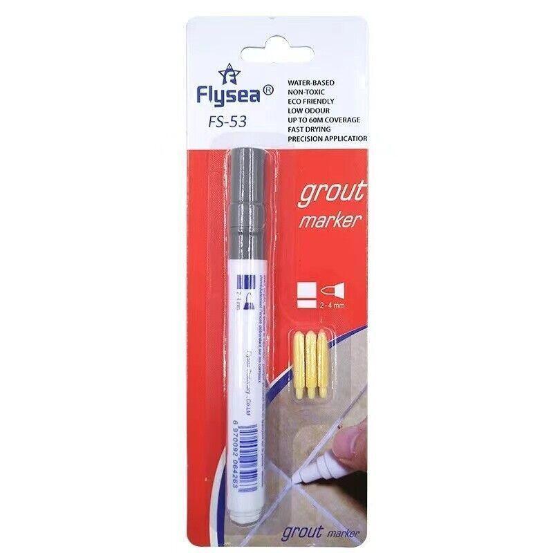 Tile Styling Pen Bathroom Floor Waterproof And Mildew Grout Marker Repair Pens - Black