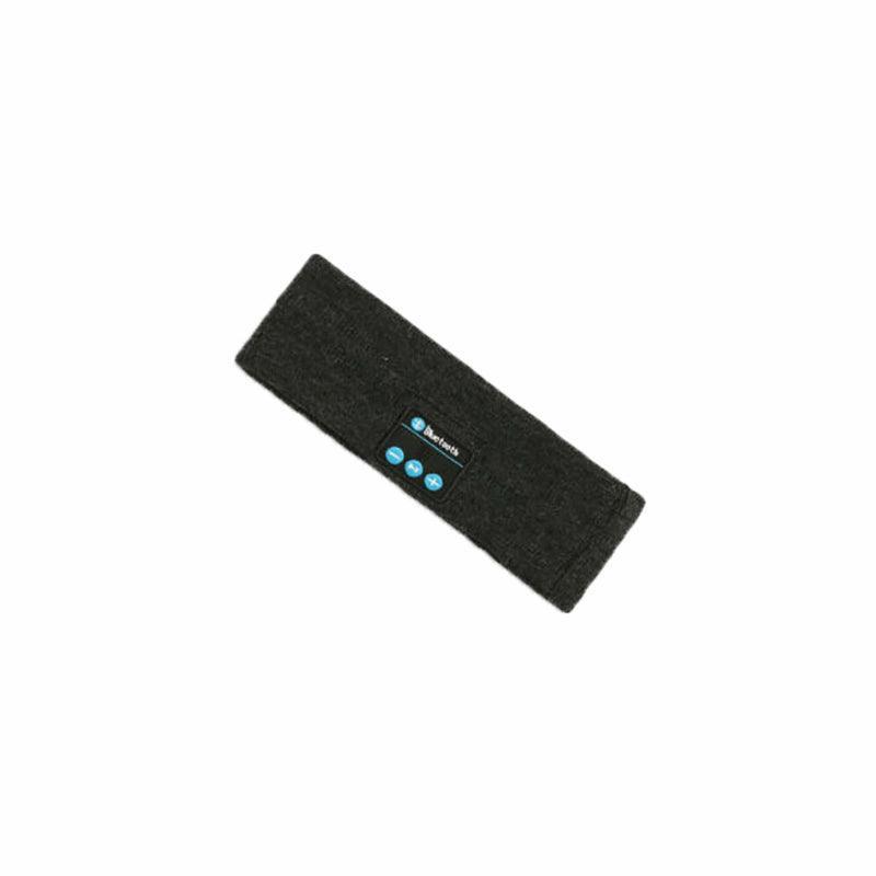 Wireless Bluetooth Headband Earphone Stereo Sport Headphone Headset Sleep New - Black