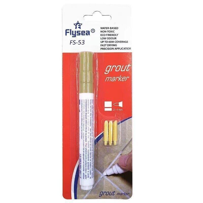 Tile Styling Pen Bathroom Floor Waterproof And Mildew Grout Marker Repair Pens - Dark Grey