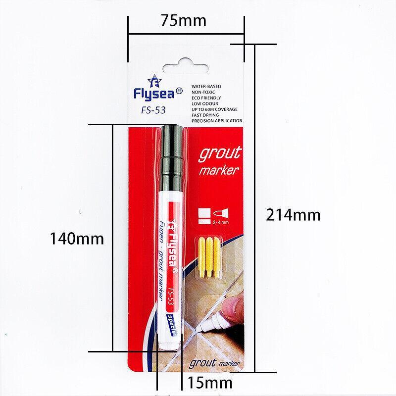 Tile Styling Pen Bathroom Floor Waterproof And Mildew Grout Marker Repair Pens - Khaki