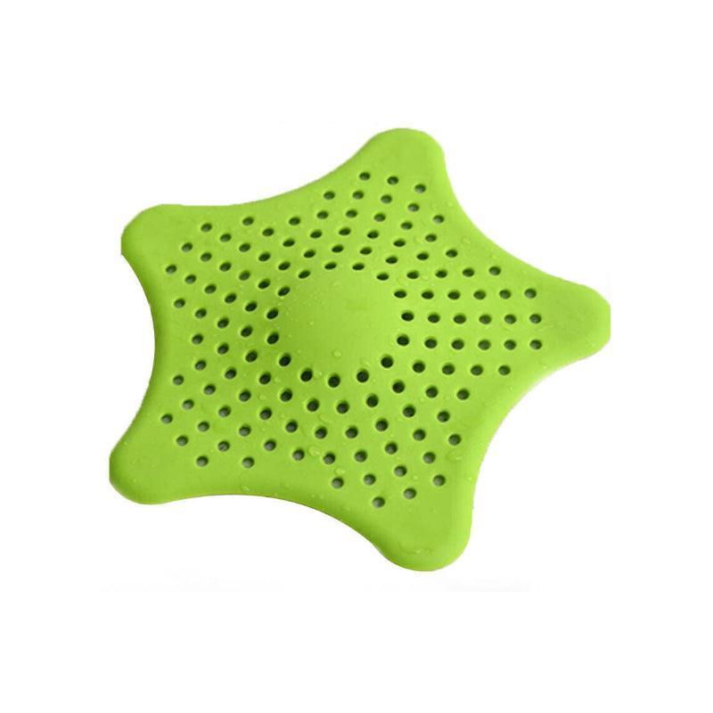New Bathroom Drain Hair Catcher Bath Stopper Sink Strainer Shower Filter Covers - Light Blue