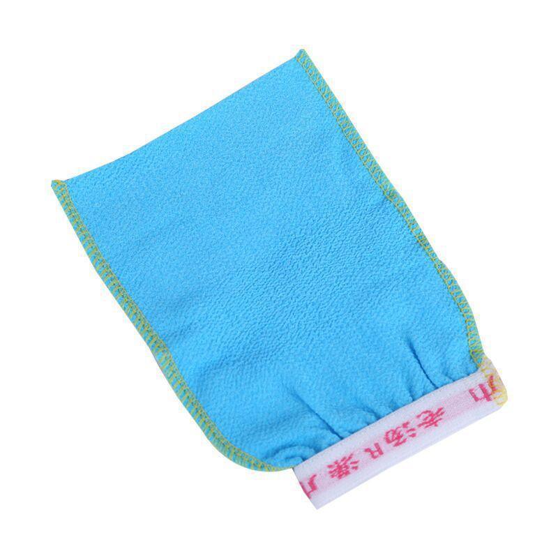 5 Pcs Towel Exfoliating Bath Washcloth Viscose Scrub Mitten Towel - Pink *5 PCS