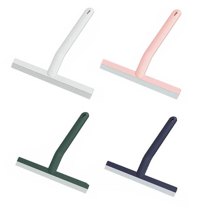 Shower Squeegee Bathroom Mirror Window Glass Cleaner Wiper Home Cleaning Tool - Pink