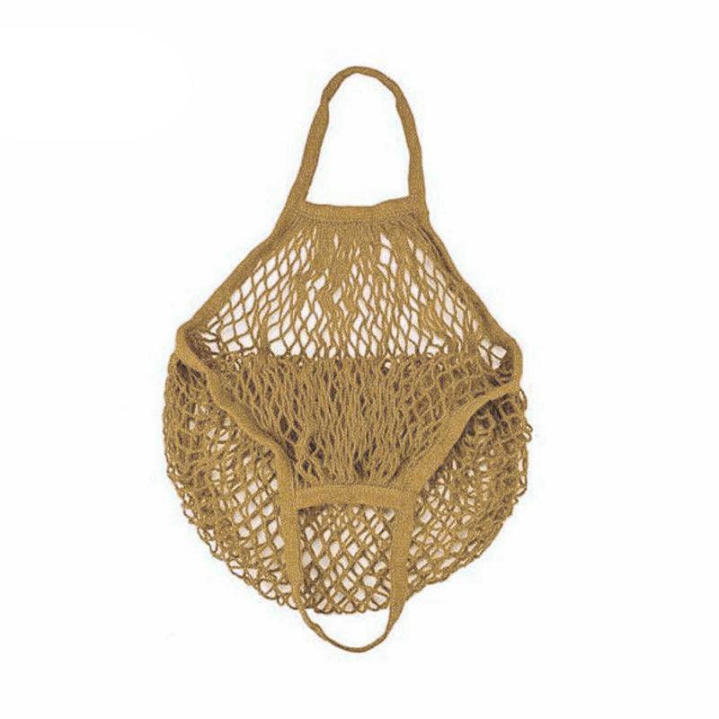 Reusable Mesh Net Shopping Bag String Tote Grocery Fruit Vegetable Storage - Steel Grey