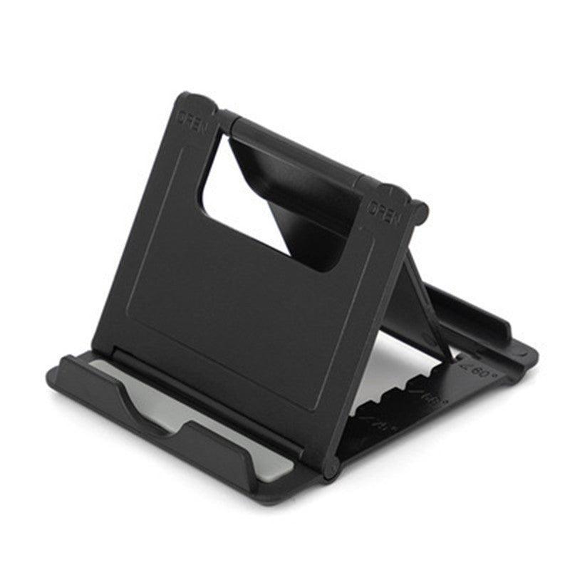 Universal Foldable Tablet and Phone Stand Adjustable Portable Desk Holder - White