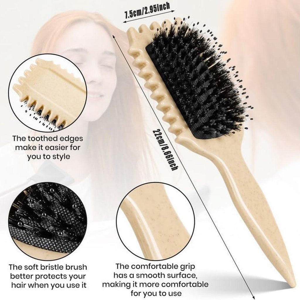 Upgraded Hair Styling Brush for Defined Curls with Ergonomic Handle Bounce Curl - Green
