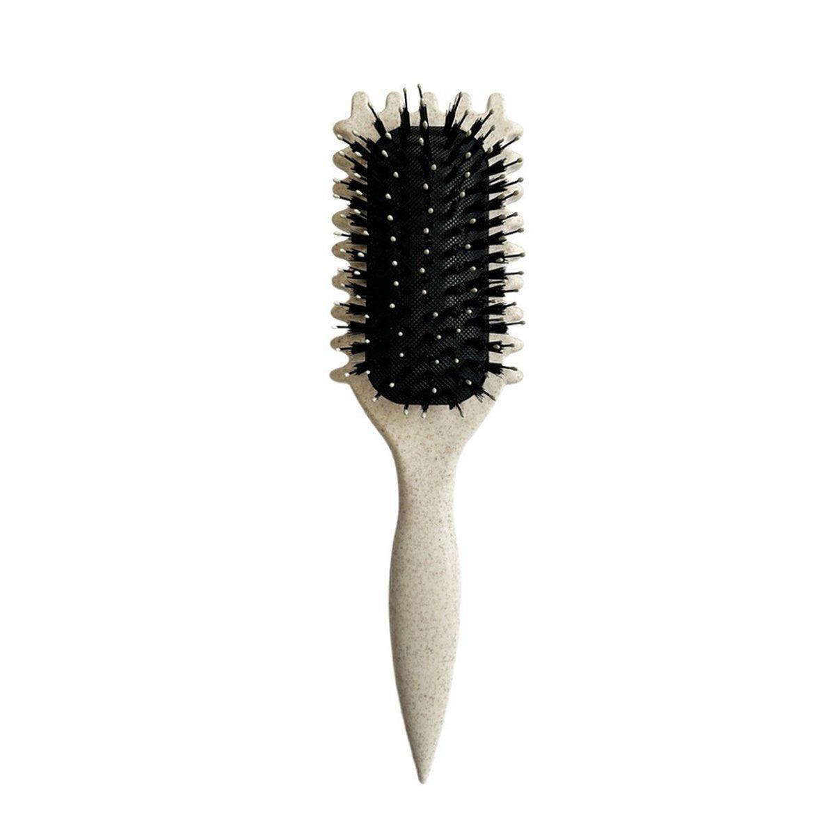 Upgraded Hair Styling Brush for Defined Curls with Ergonomic Handle Bounce Curl - Green