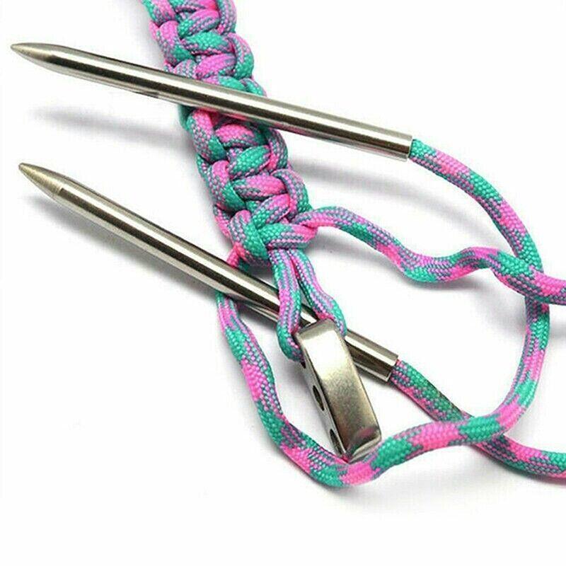 6/9 Pcs Stainless Steel Paracord Bracelet Fid Lacing Stitching Needles Tool Set - 6PCS