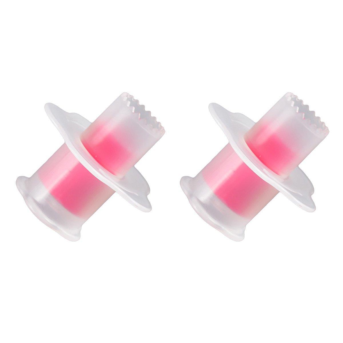 2PCS Eco-Friendly Plastic Paper Cup Cake Corer Pastry Hollowing Tool Easy to Use - Purple