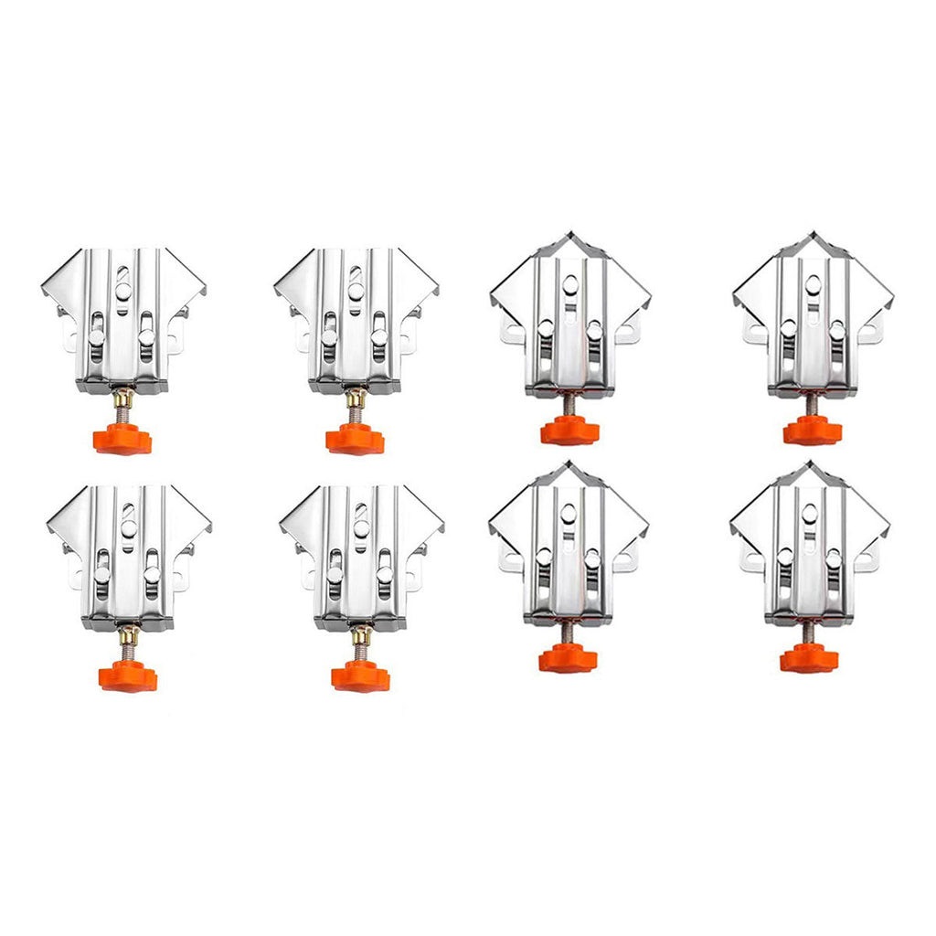 Angle Clamp Set 4pcs 90-Degree Adjustable L Shape Corner Woodworking Position - Closed style