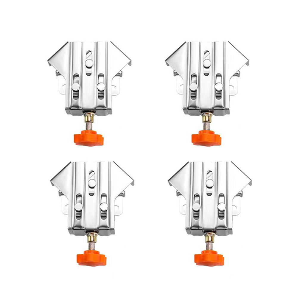 Angle Clamp Set 4pcs 90-Degree Adjustable L Shape Corner Woodworking Position - Closed style