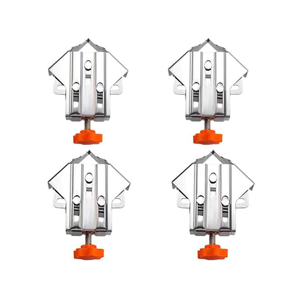 Angle Clamp Set 4pcs 90-Degree Adjustable L Shape Corner Woodworking Position - Closed style