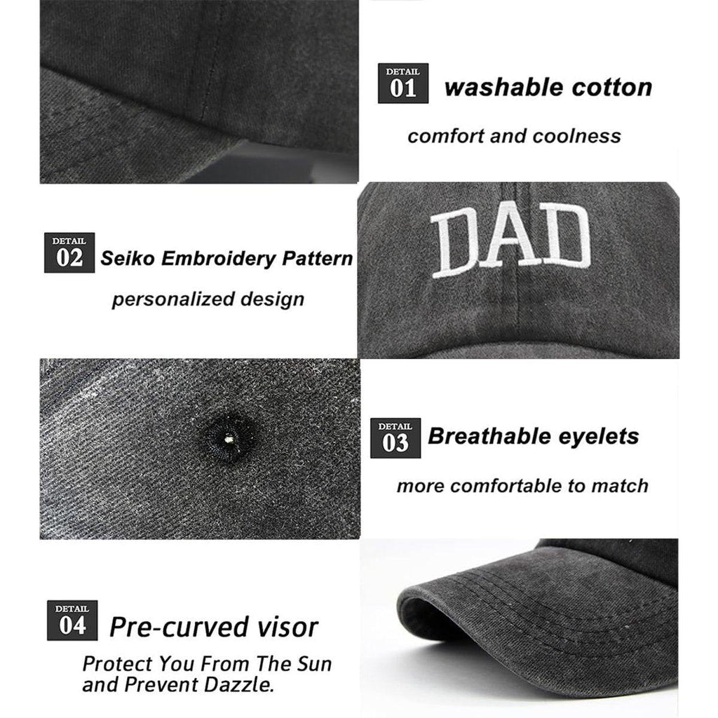 Adjustable Baseball Cap Vintage Dad Hat Casual Duck Tongue Cap for Men and Women