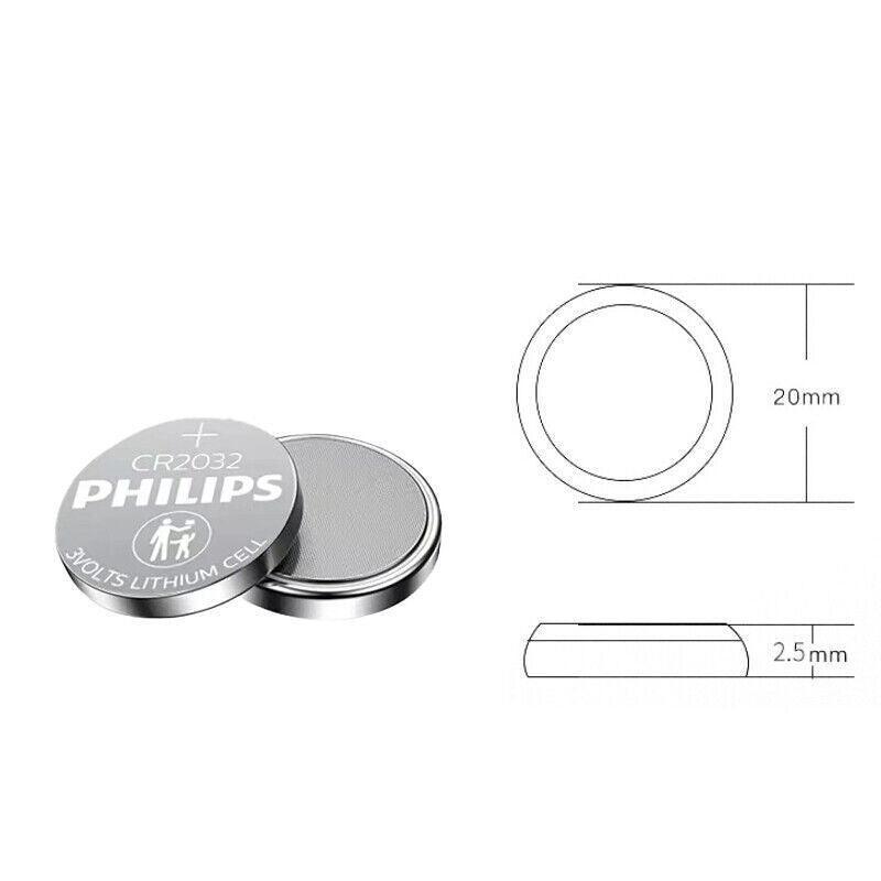 5-20Pcs Philips Cr1220 Cr1616 Cr1620 Cr1632 Cr2016 Cr2025 Cr2032 Button Battery - CR1616-10PCS