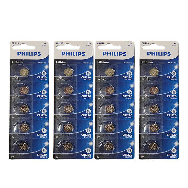 5-20Pcs Philips Cr1220 Cr1616 Cr1620 Cr1632 Cr2016 Cr2025 Cr2032 Button Battery - CR1620-20PCS