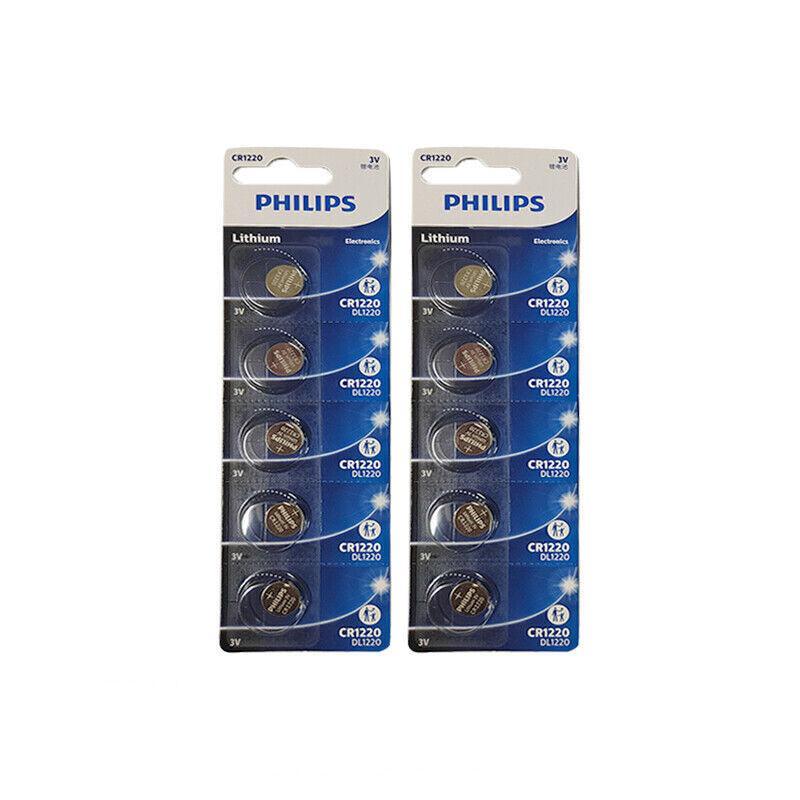5-20Pcs Philips Cr1220 Cr1616 Cr1620 Cr1632 Cr2016 Cr2025 Cr2032 Button Battery - CR2016-10PCS