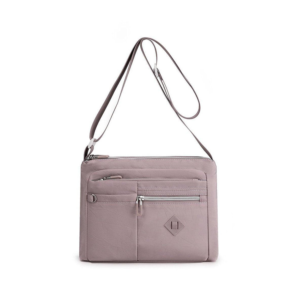 Ladies Large Capacity Crossbody Bag Single Shoulder Small Square Bag Handbag - Light Blue