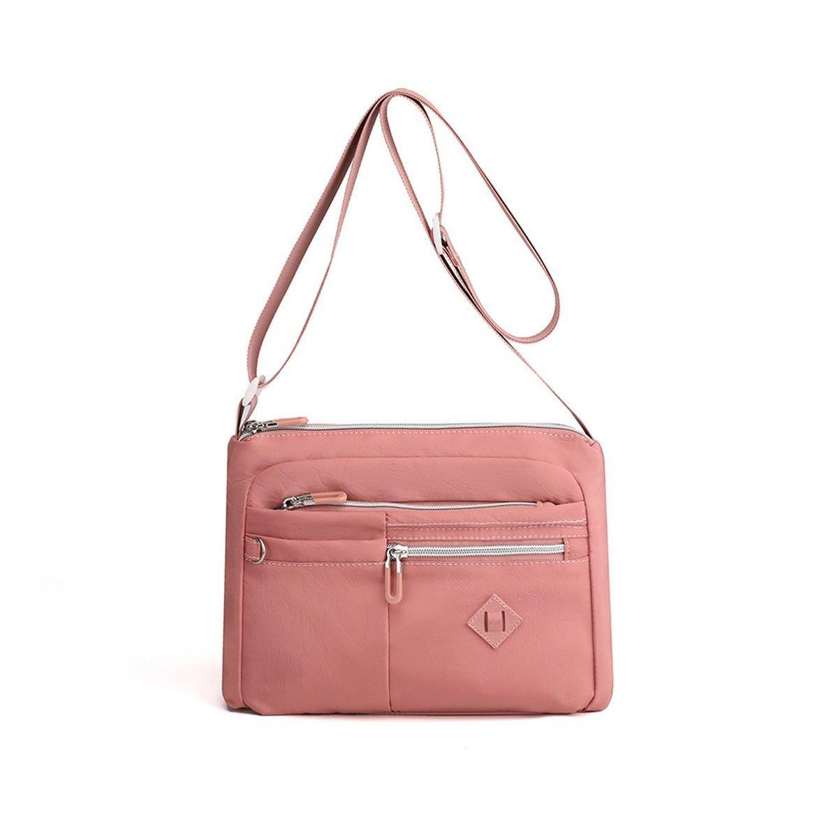 Ladies Large Capacity Crossbody Bag Single Shoulder Small Square Bag Handbag - Purple