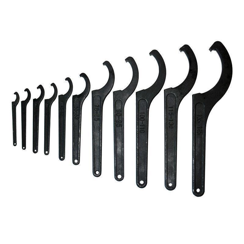 Adjustable C Spanner Hook Wrench Tool for Motorcycle Bike Repair 22 to 160mm - 28-32