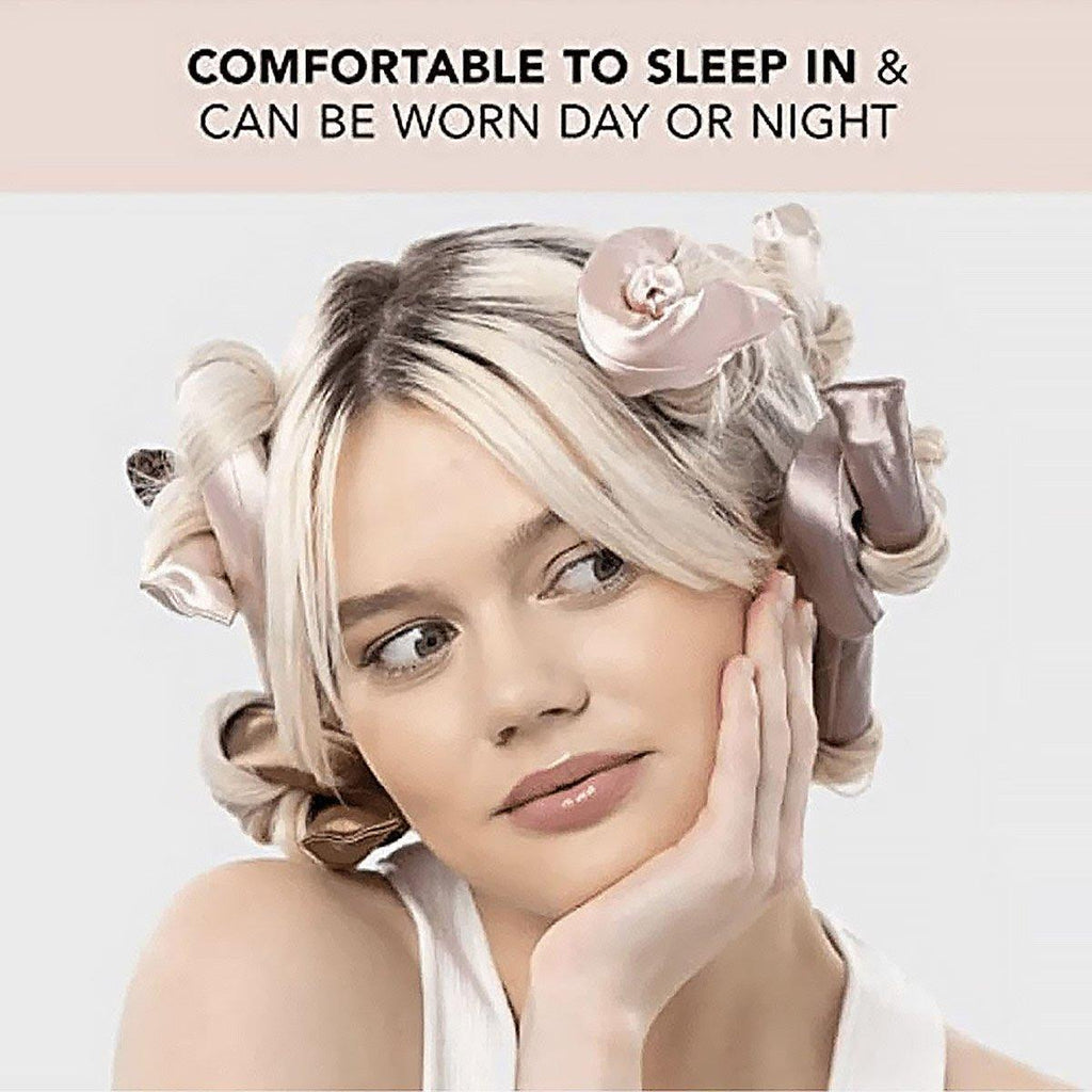 6Colours Heatless Curling Rod Foam Set Lazy Overnight Hair Rollers Big Waves Tool - Colourful