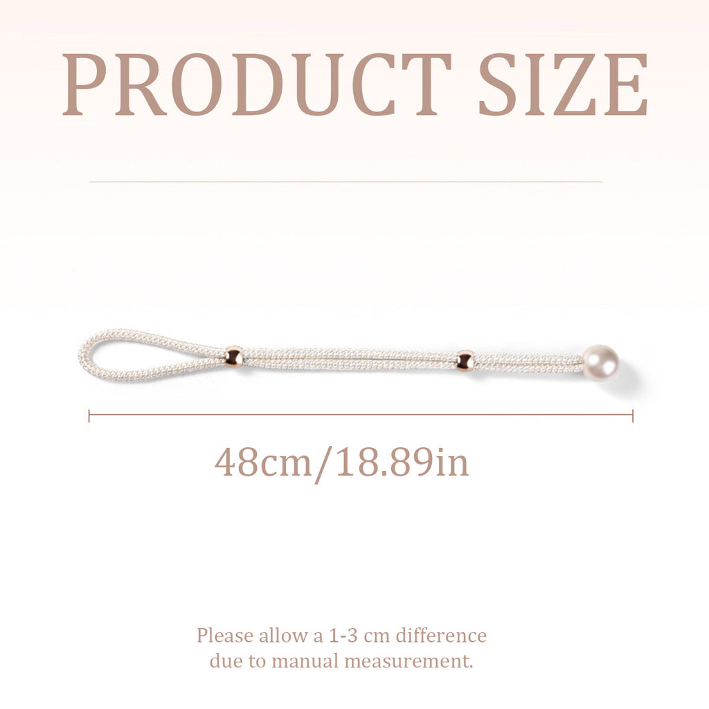 Curtain Tiebacks Pearl Strap Set 3 Pairs Decorative Buckle Holder Rings Hooks - Blue