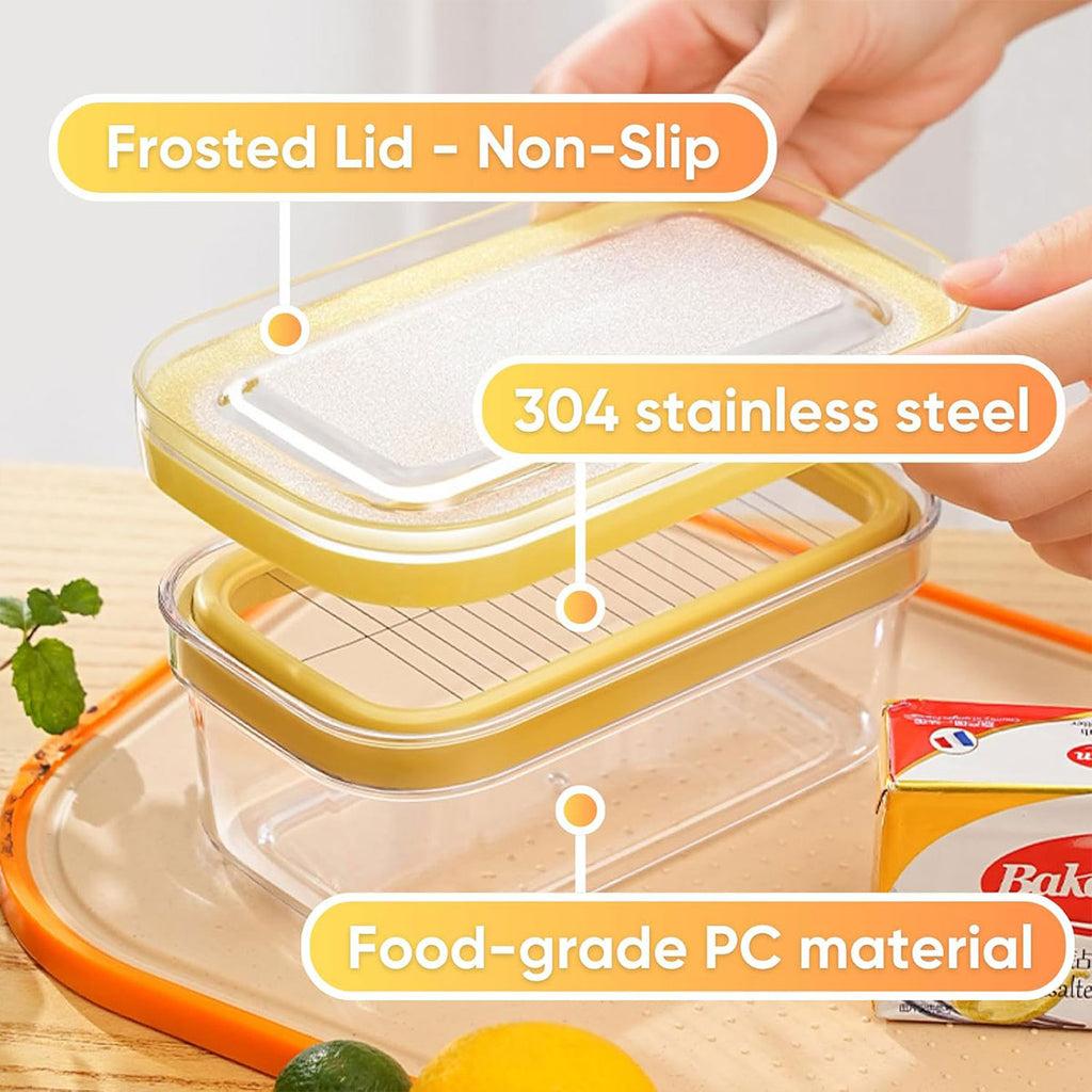 With Lid Butter Cutting Box Slicers Case Cheese Slicers Butter Dish Box