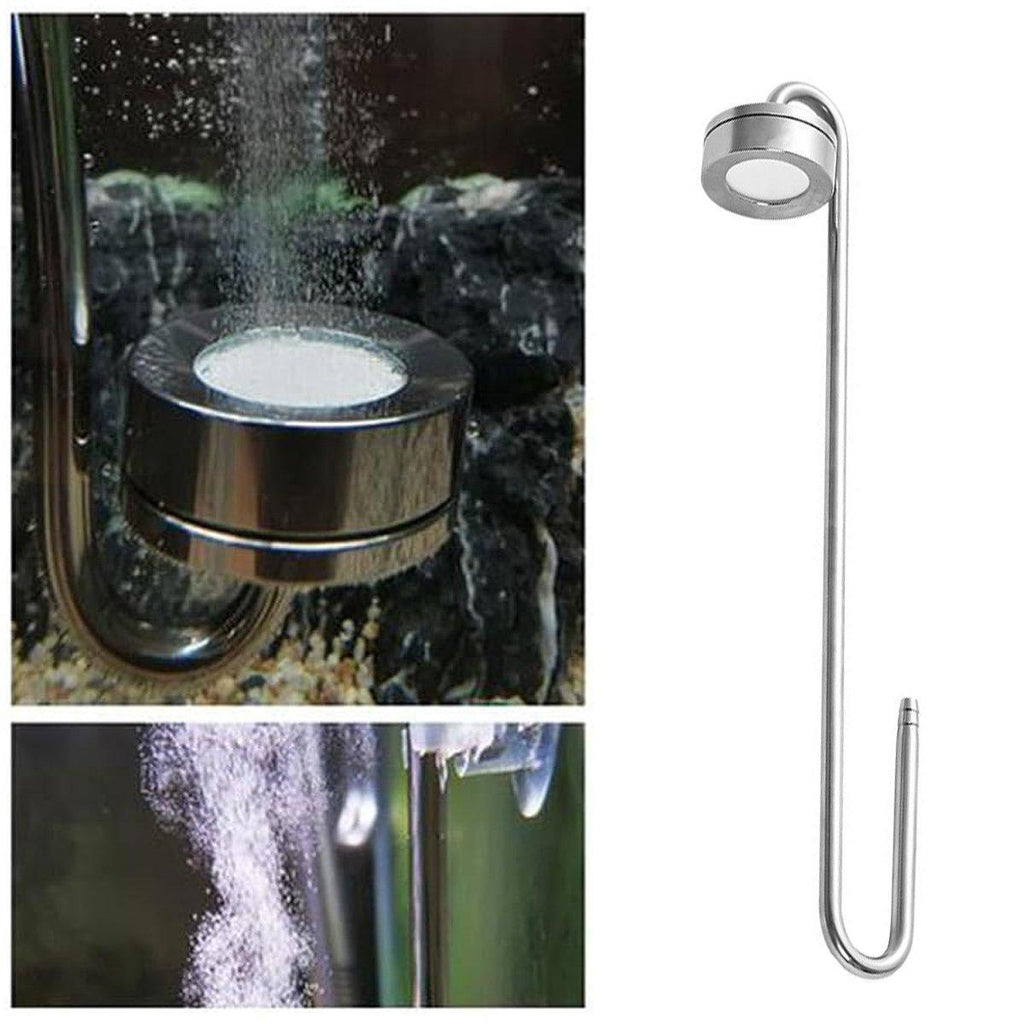 Stainless Steel Aquarium CO2 Diffuser Carbon Dioxide Atomizer Grass Tank Bubbler - 35cm