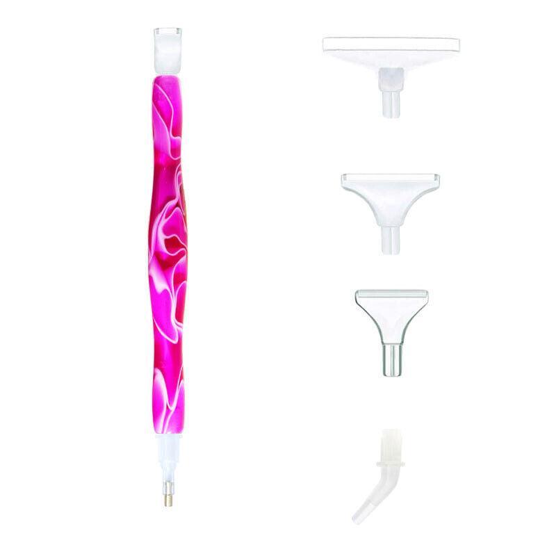 5D Resin Diamond Painting Pen Resin Point Drill Pens Cross Stitch Diy Craft Art - Pink