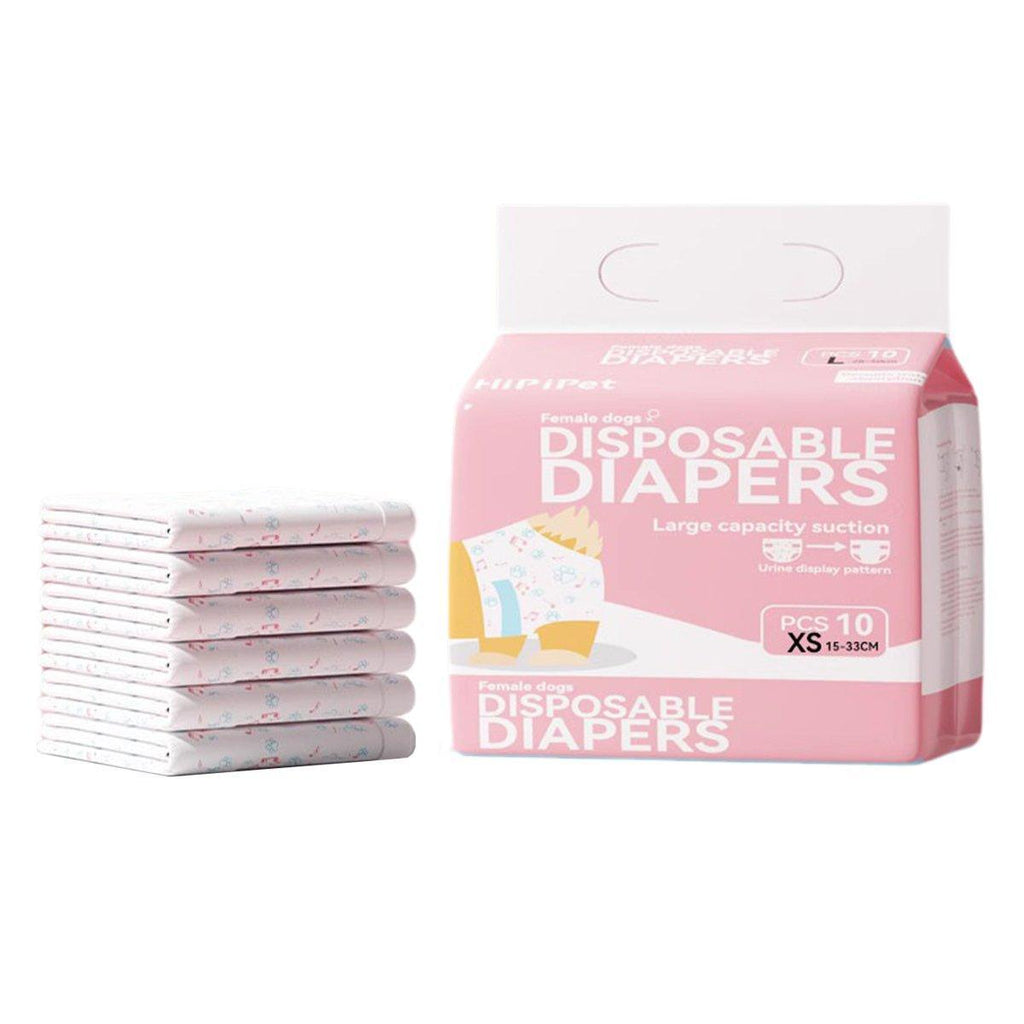 Dog Physiological Pants Pet Diaper Underwear for Hygiene and Incontinence Management - Female - L