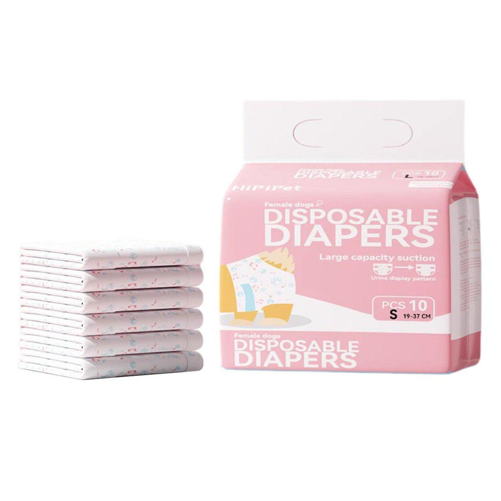 Dog Physiological Pants Pet Diaper Underwear for Hygiene and Incontinence Management - Female - L