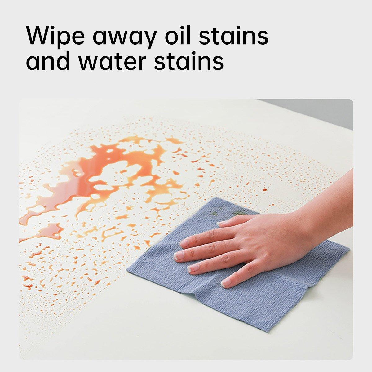 Multifunctional Kitchen Cleaning Towel Strong Absorbent Hand Tear Dish Cloth - Pink