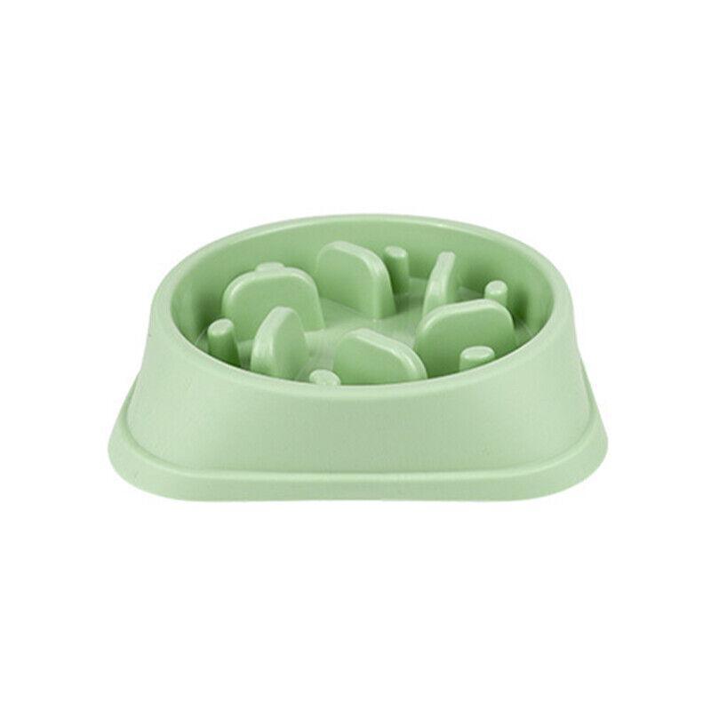 Dog-Bowl Dishes Slow-Feeder Large Pet-Eat Dogs Food-Nonslip Interactive - Pink