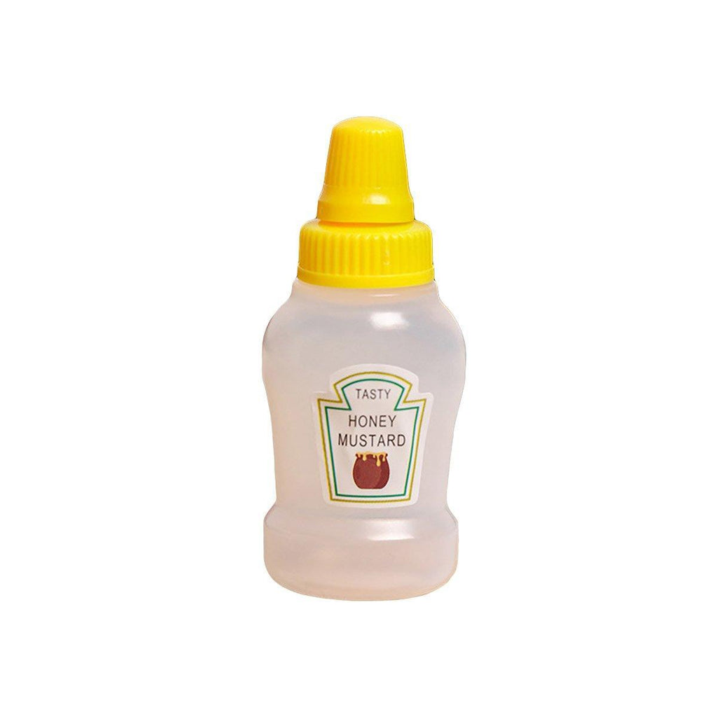 4pcs Mini Portable Sauce Box Condiment Dispensers for Picnic and Outdoor Use - Tomato sauce