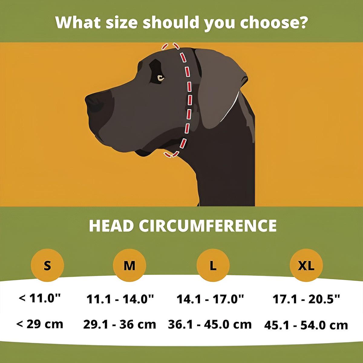 Black Adjustable Dog Ear Muffs Noise Reducing Pet Headwrap Protective Ear Cover - XL