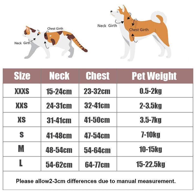 Dog Harness Cat Lead Puppy Leash Vest Mesh Breathe Adjustable Braces Small Pet Red - S