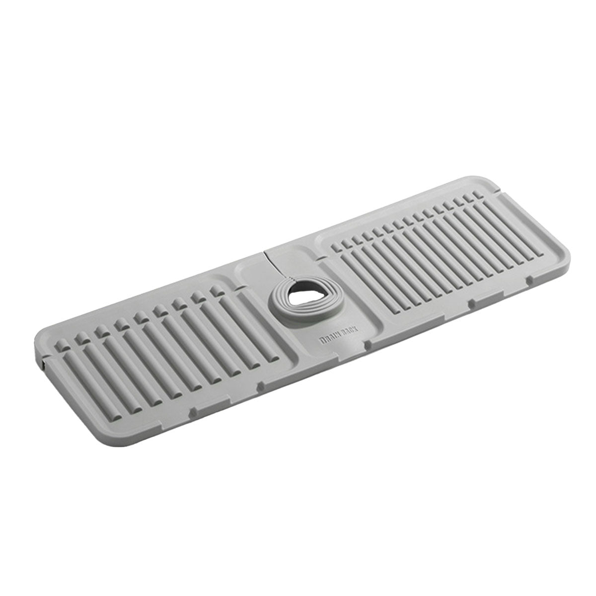 Faucet Draining Pad Narrow Sink Splash Guard Mat for Washbasin Water Catcher - White