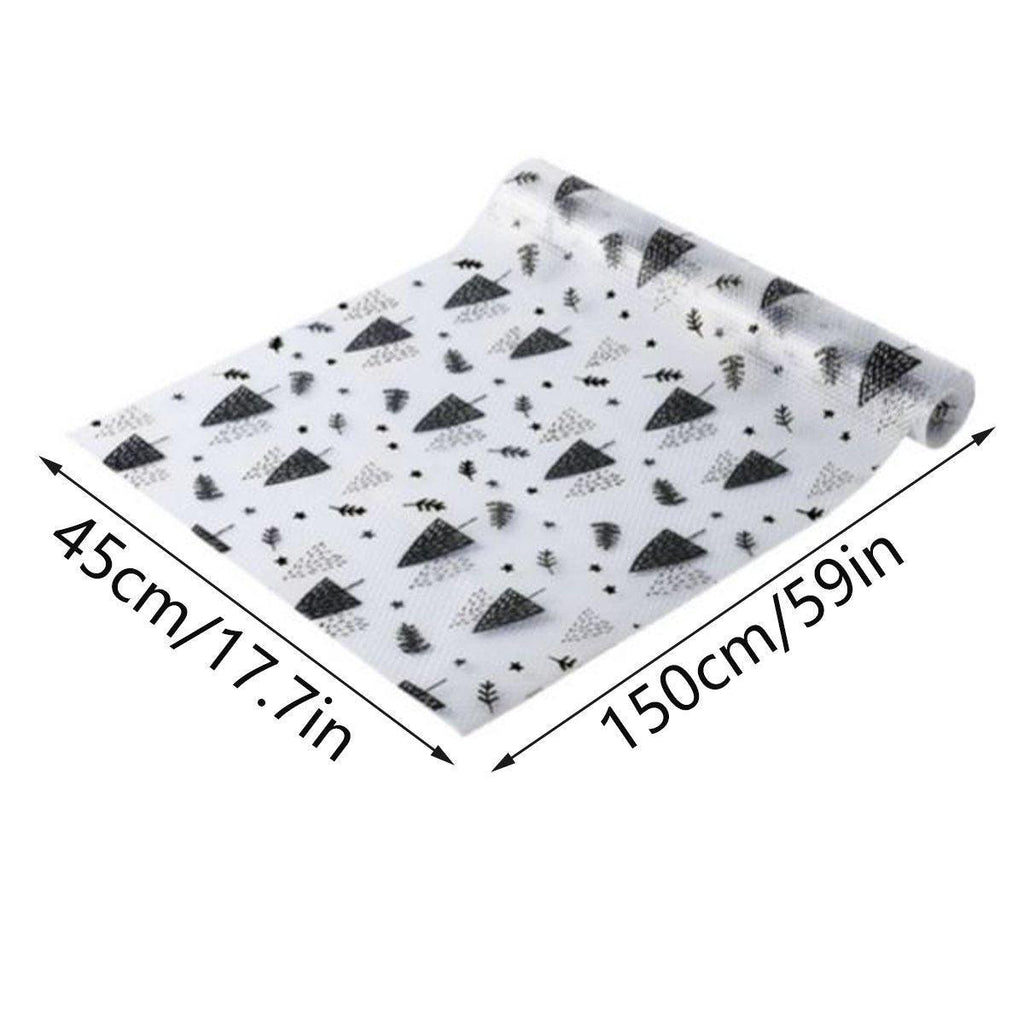 Household Drawer Liner Paper Wardrobe Dustproof Cabinet Mat Grease Proof Mat - Leaf